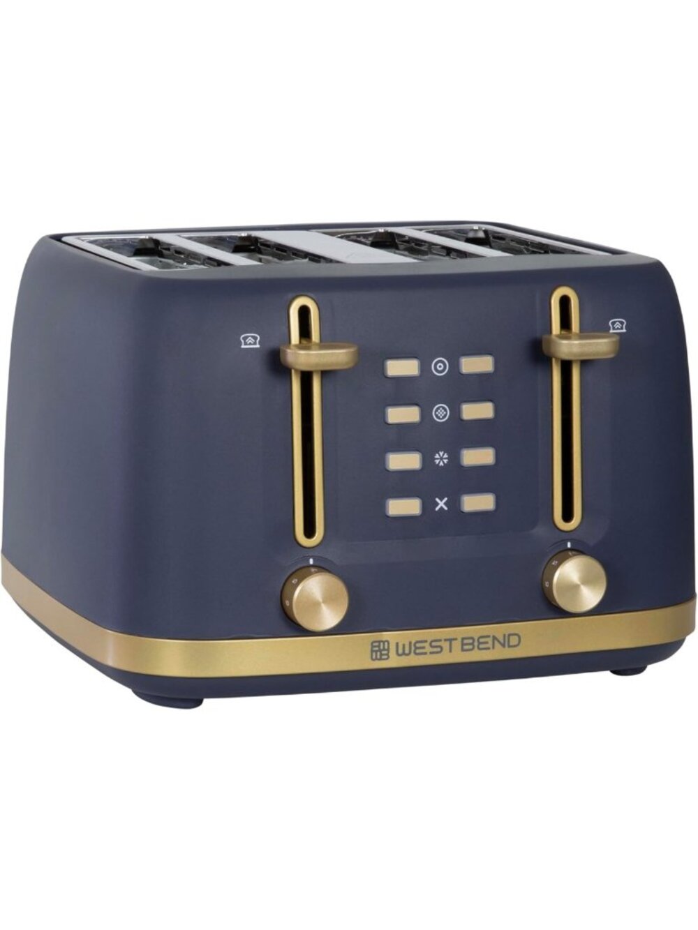 4-Slice Toaster with 7 Browning Levels, Bagel/Waffle/Defrost Settings
